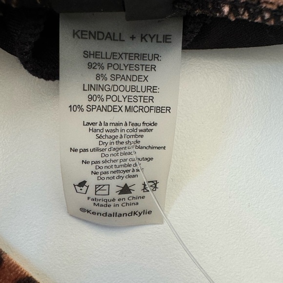 NWT Kendall + Kylie leopard string bikini - Picture 5 of 5